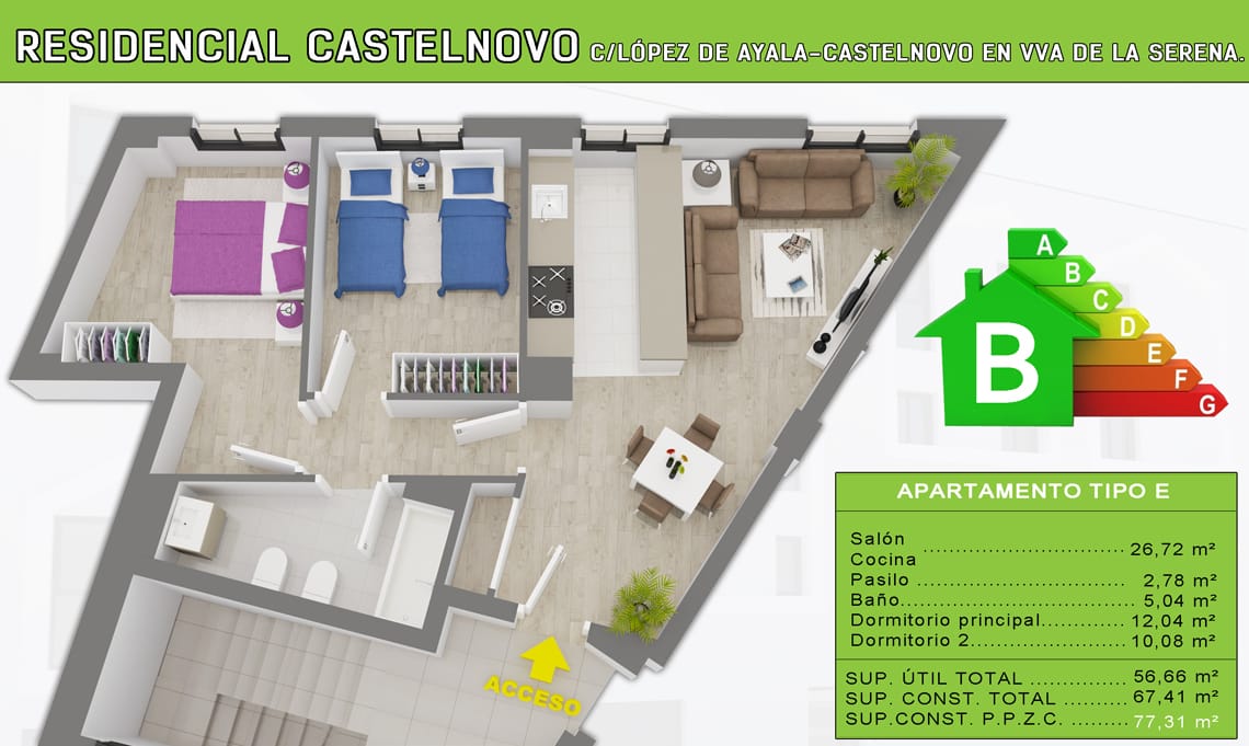 vivienda tipo E