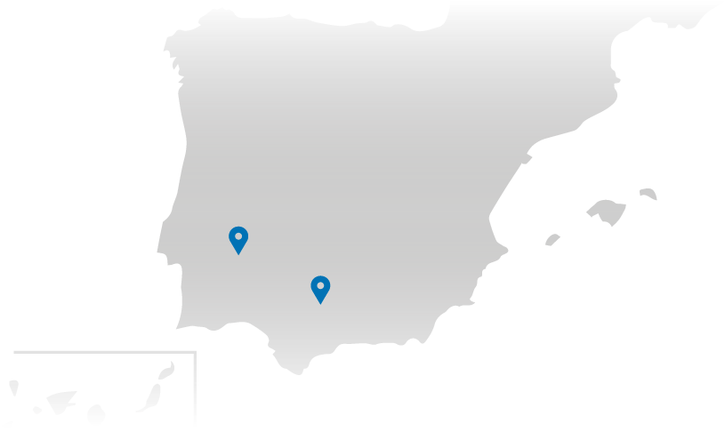 Mapa que ilustra el alcance nacional e internacional de Actividades CN
