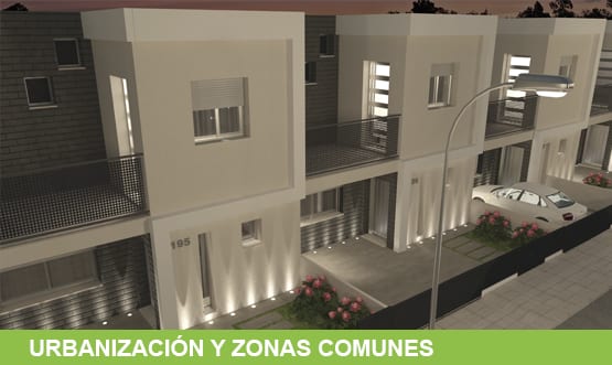 urbanización y zonas comunes